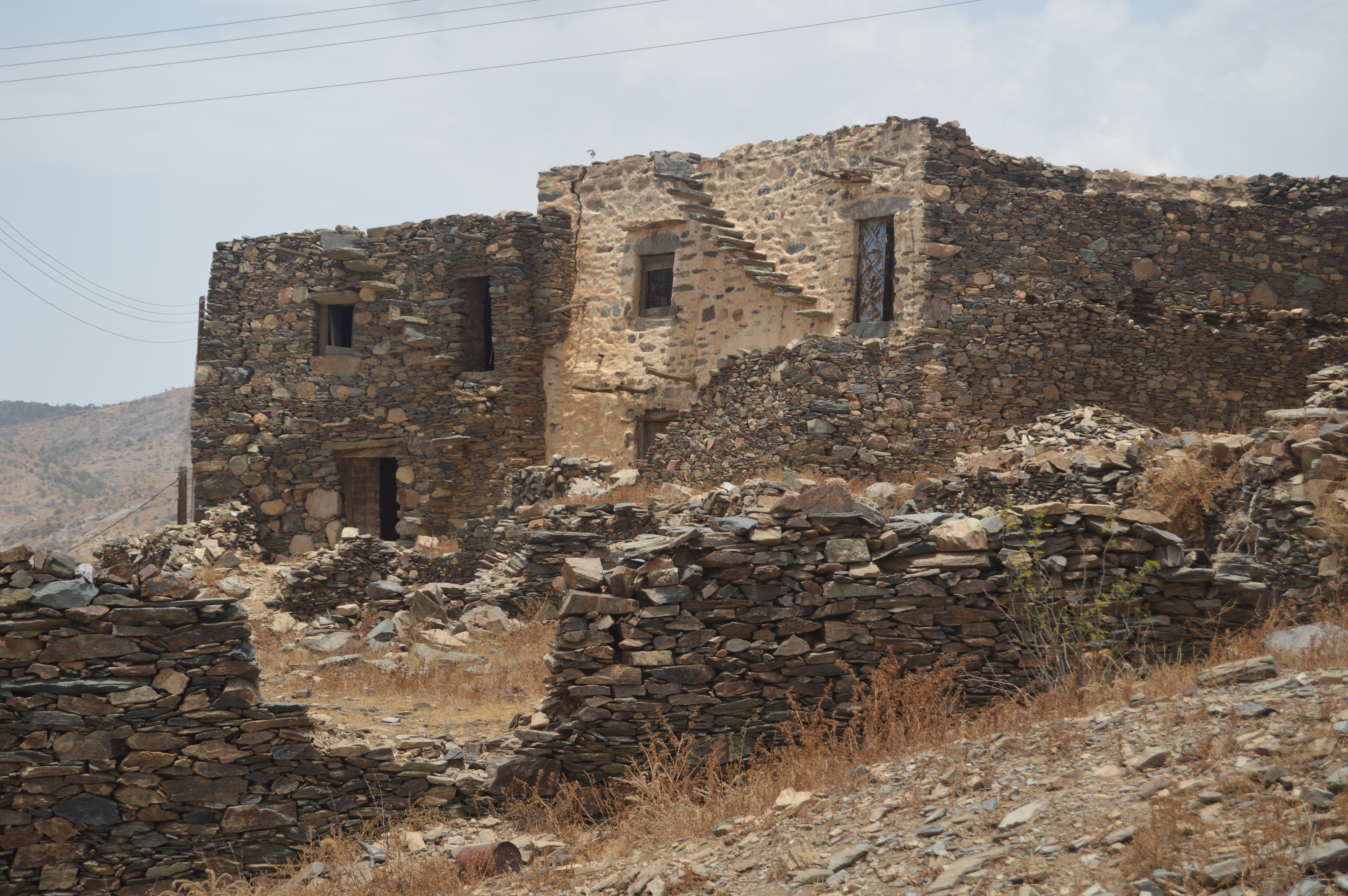Traditional village in the outskirts of Al-Bahah (photo: Alan Morrissey)