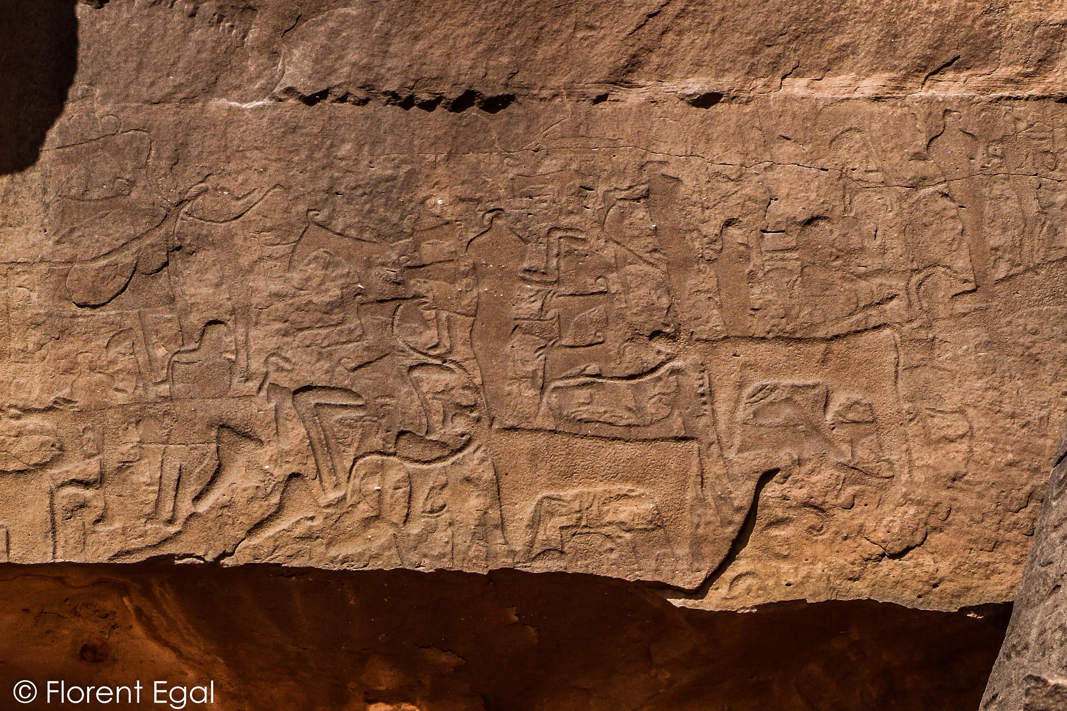 Prehistoric carvings at Jebel Manjoor (photo: Florent Egal)